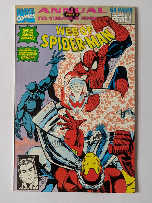 Web of Spider-Man Annual 7 Marvel Comic Book