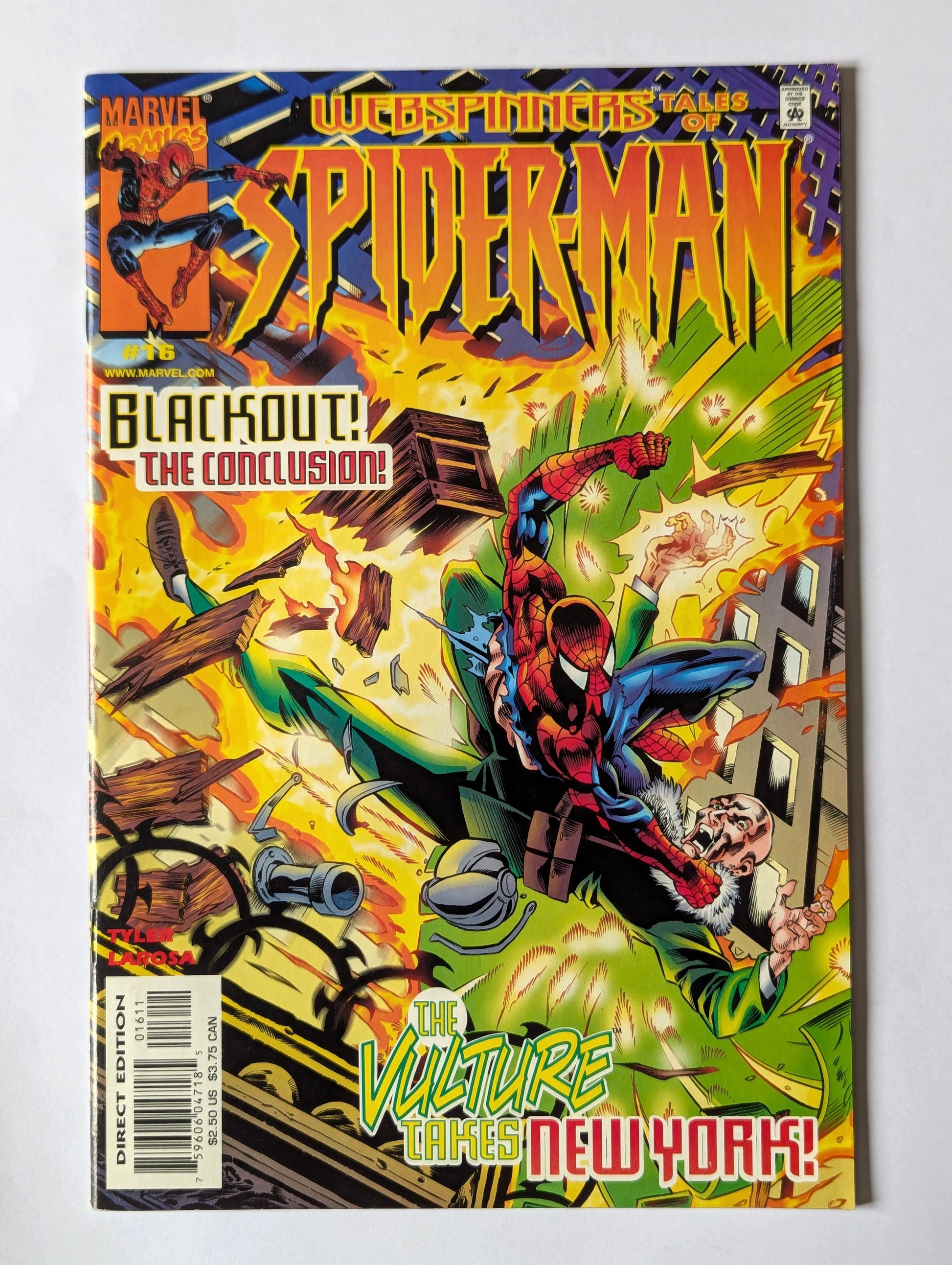 Webspinners Tales of Spider-Man #16 Marvel Comic Book