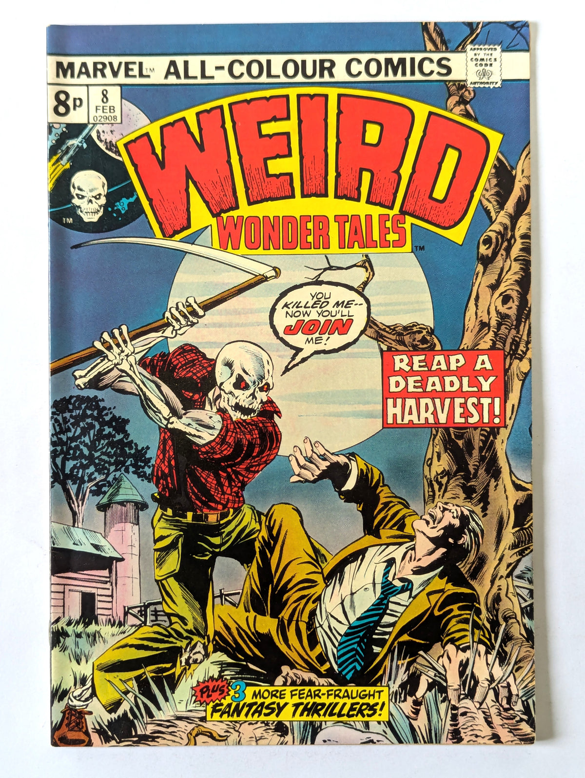 Weird Wonder Tales #8 Marvel Comic Book