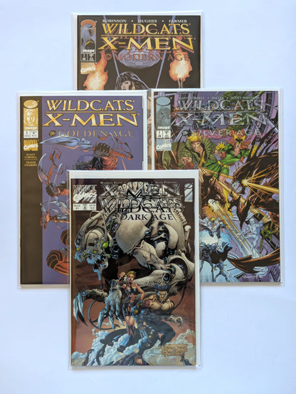 WildC.A.T.s X-Men #1-4 Limited Series Marvel Comic Book Set