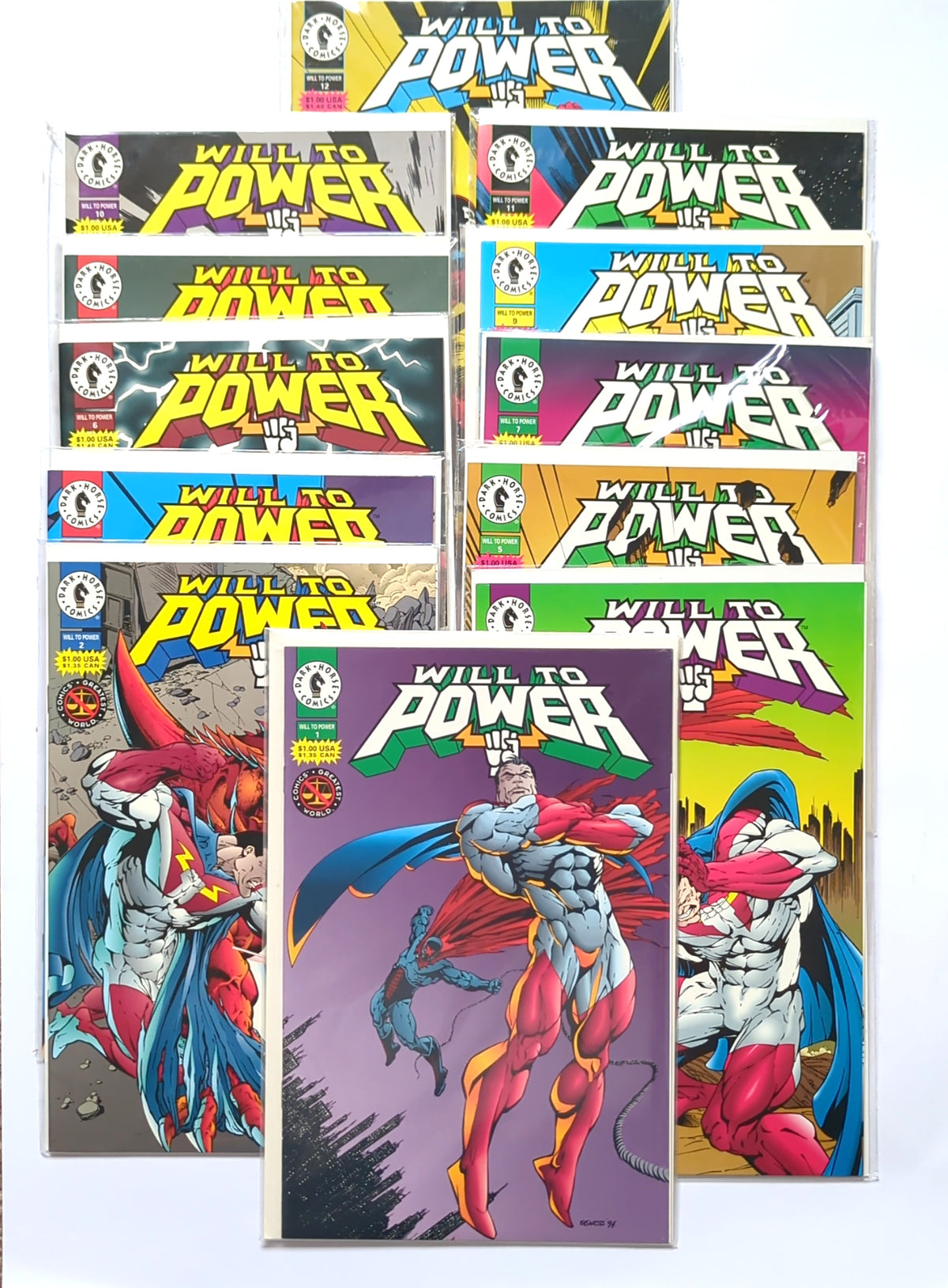 Will to Power #1-12 Complete Series Dark Horse Comic Book Set