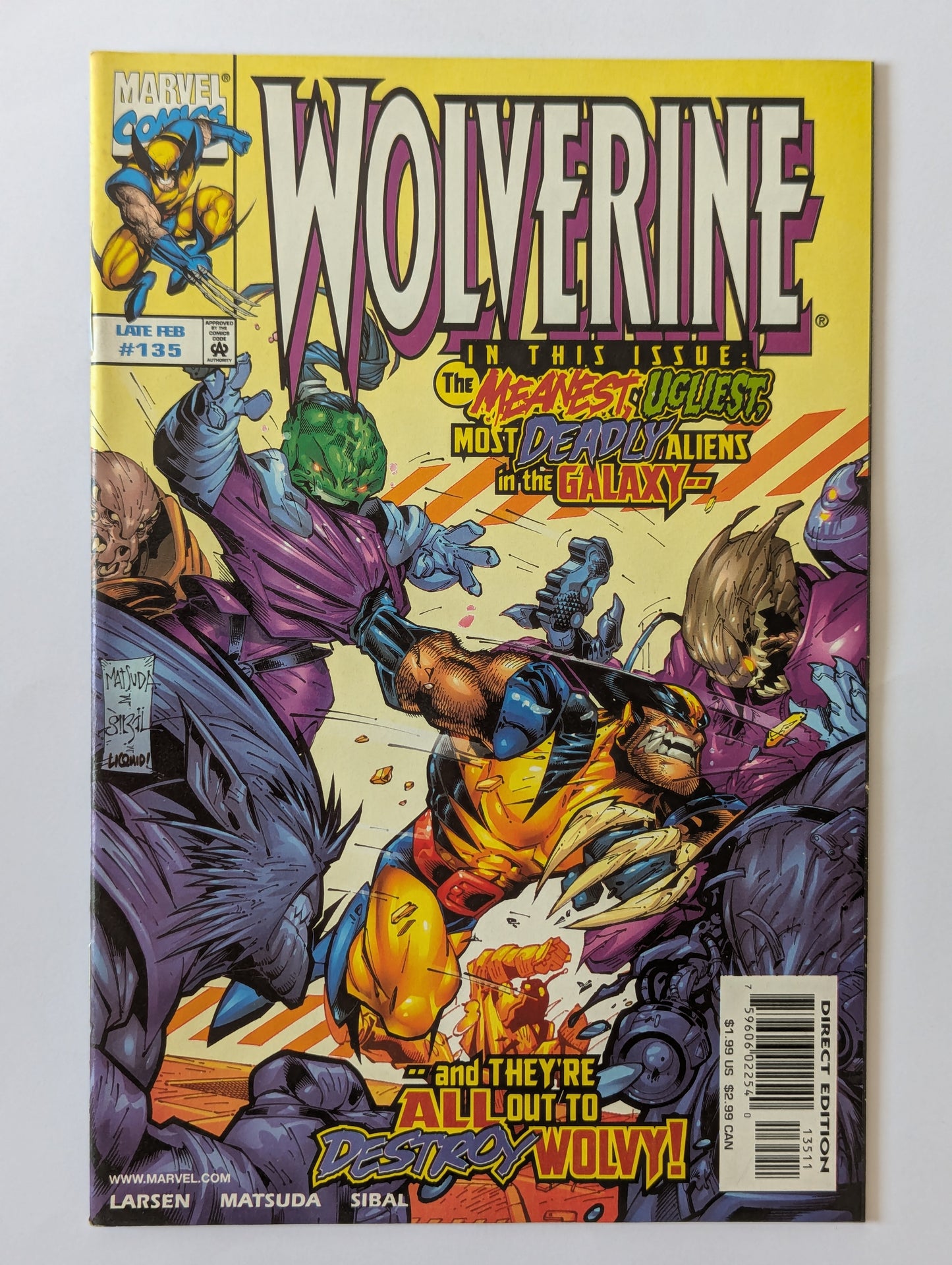 Wolverine #135 Marvel Comic Book