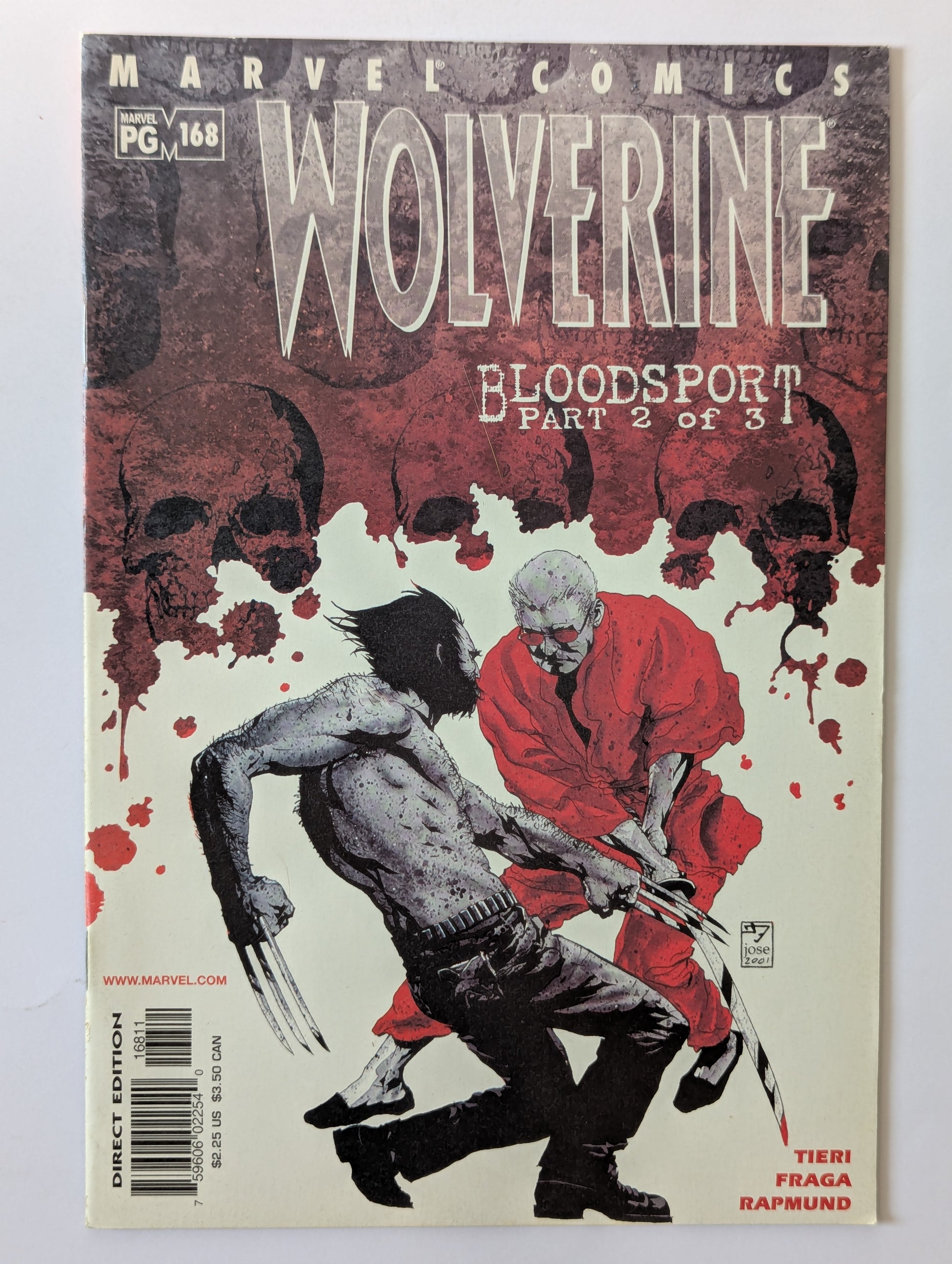 Wolverine #168 Marvel Comic Book