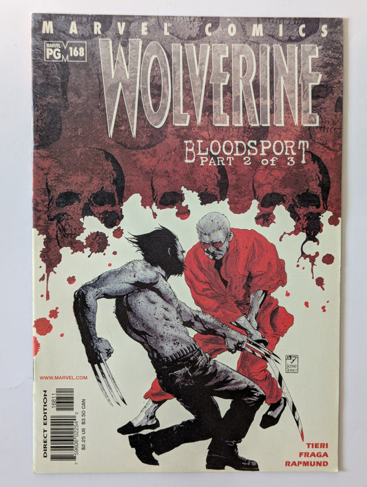 Wolverine #168 Marvel Comic Book