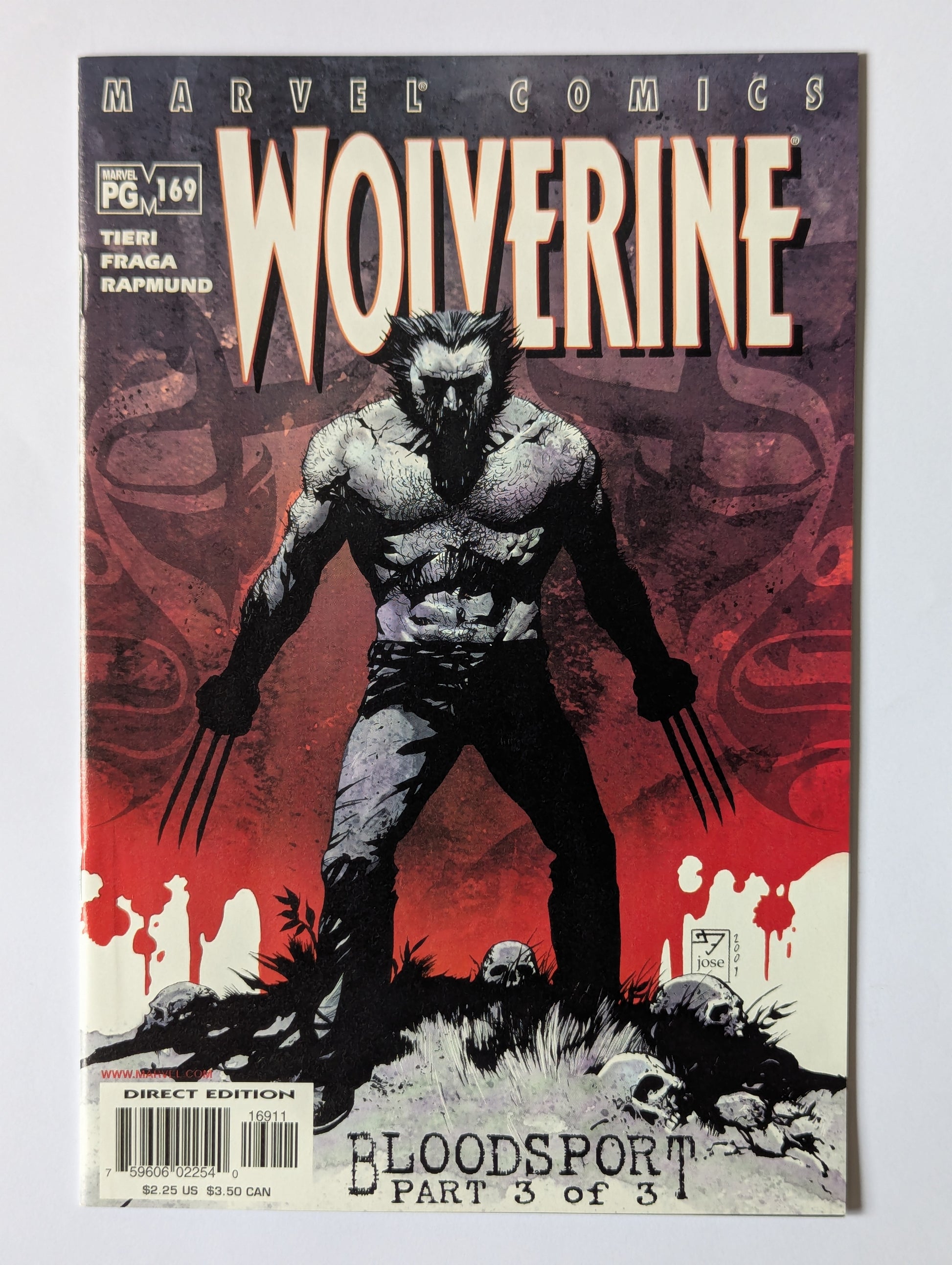 Wolverine #169 Marvel Comic Book