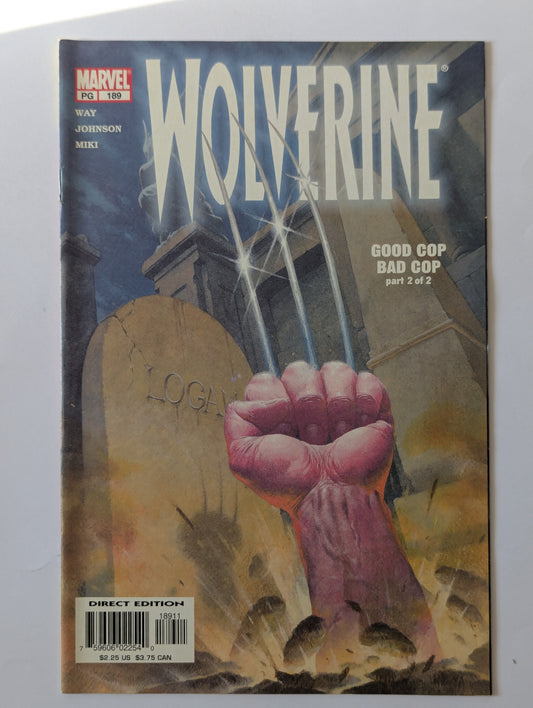 Wolverine #189 Marvel Comic Book