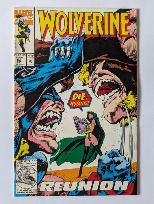 Wolverine #62 Marvel Comic Book