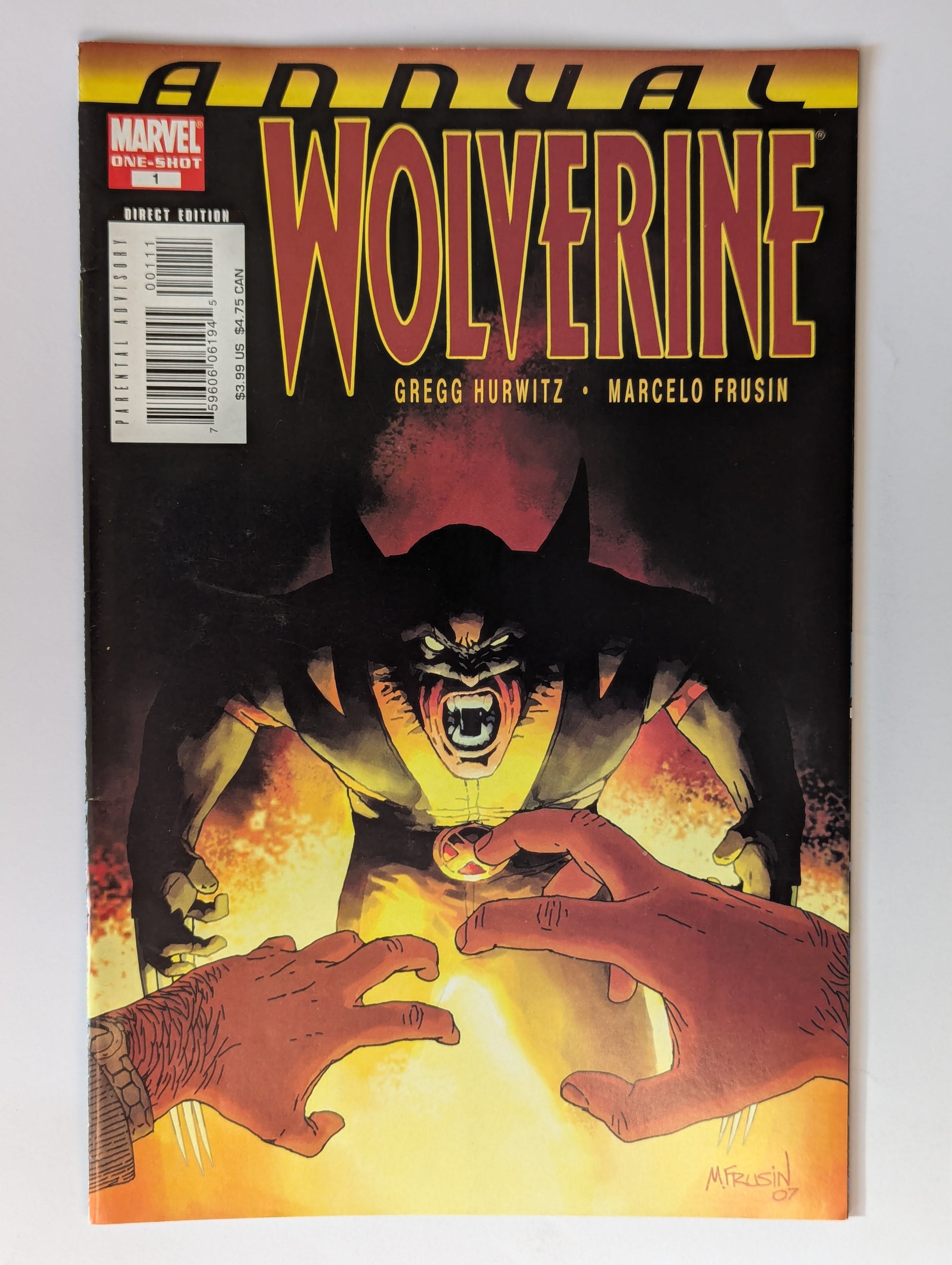 Wolverine Annual #1 Marvel Comic Book
