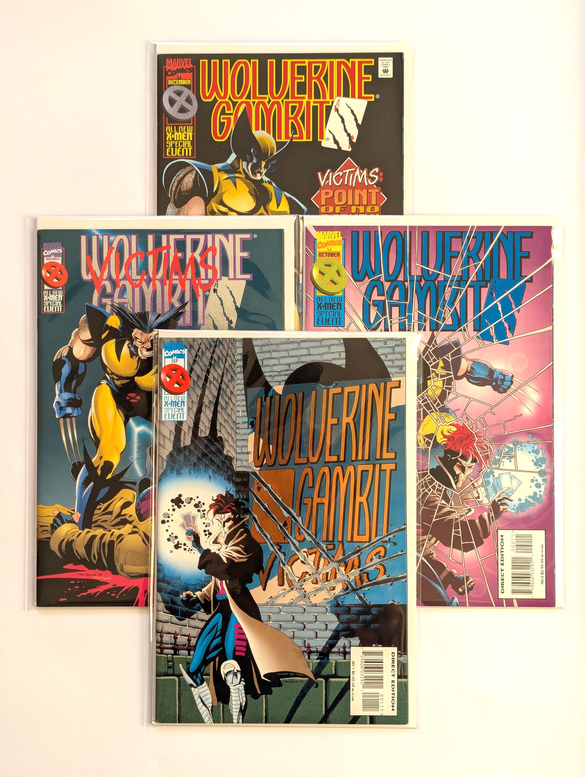 Wolverine / Gambit Victims Complete Series Marvel Comic Book Set