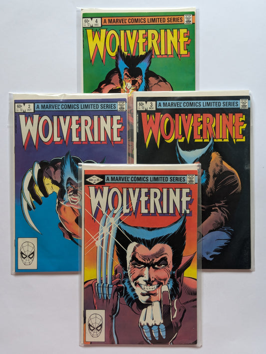 Wolverine #1-4 Marvel Comic Book Limited Series