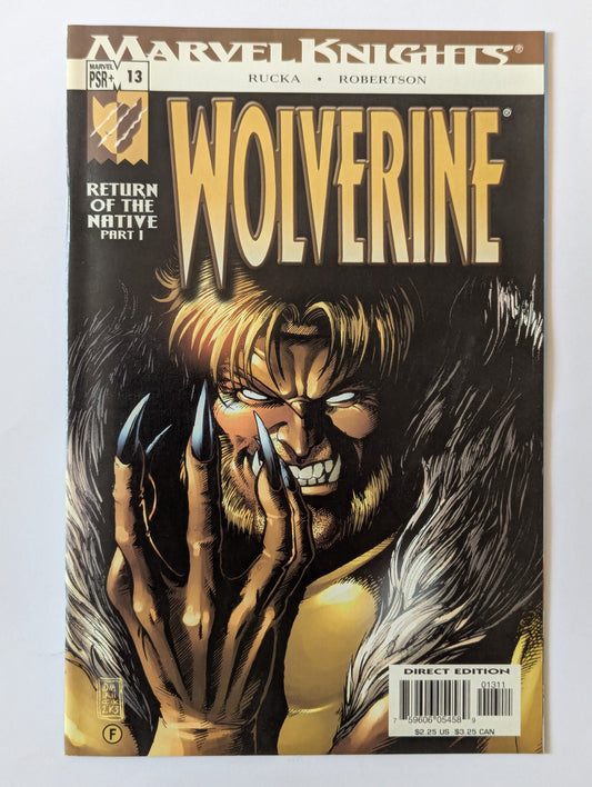 Wolverine #13 Marvel Comic Book