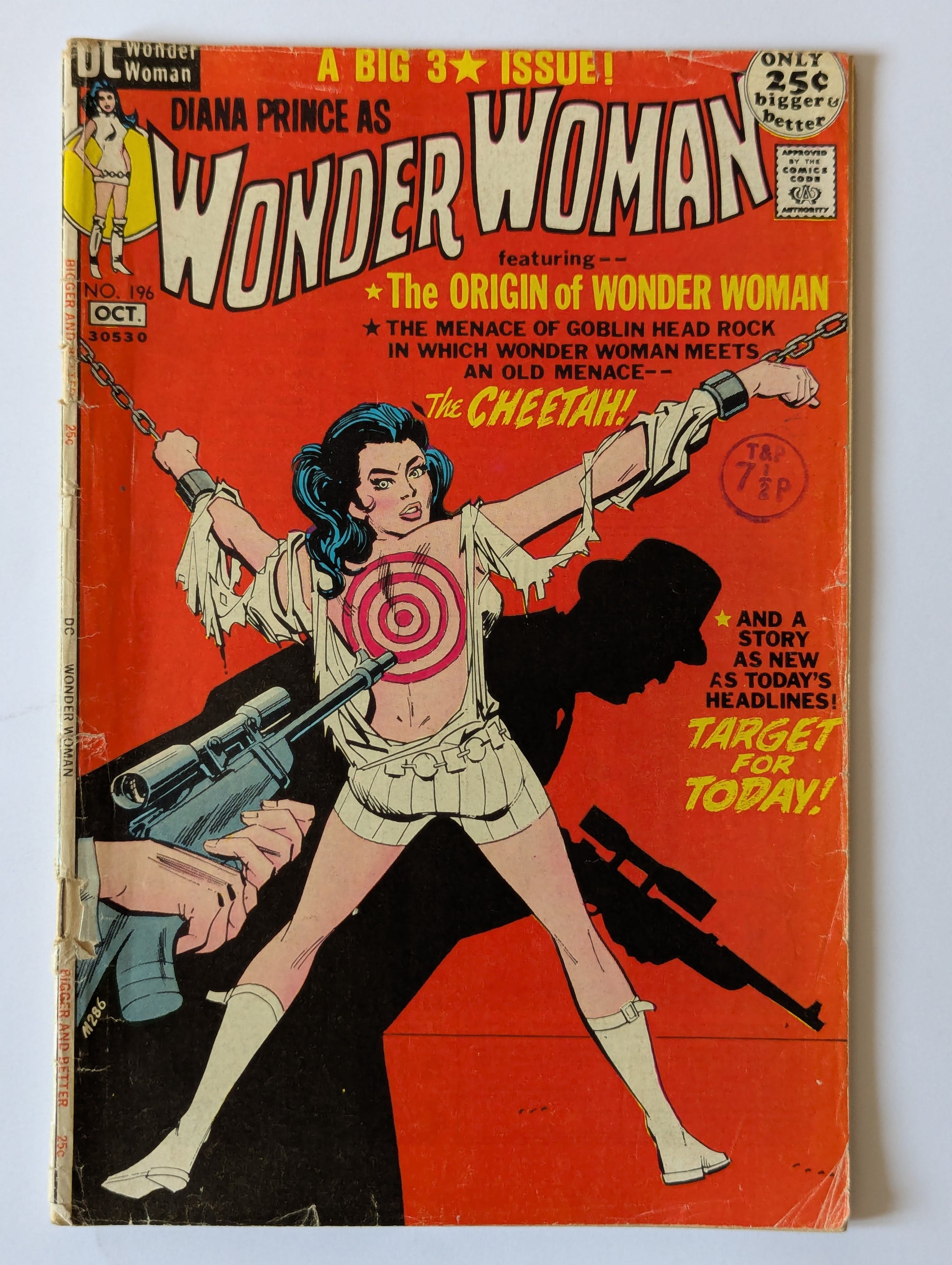 Wonder Woman #196 DC Comic Book