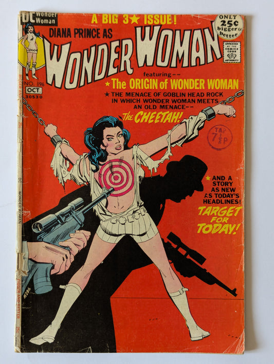Wonder Woman #196 DC Comic Book