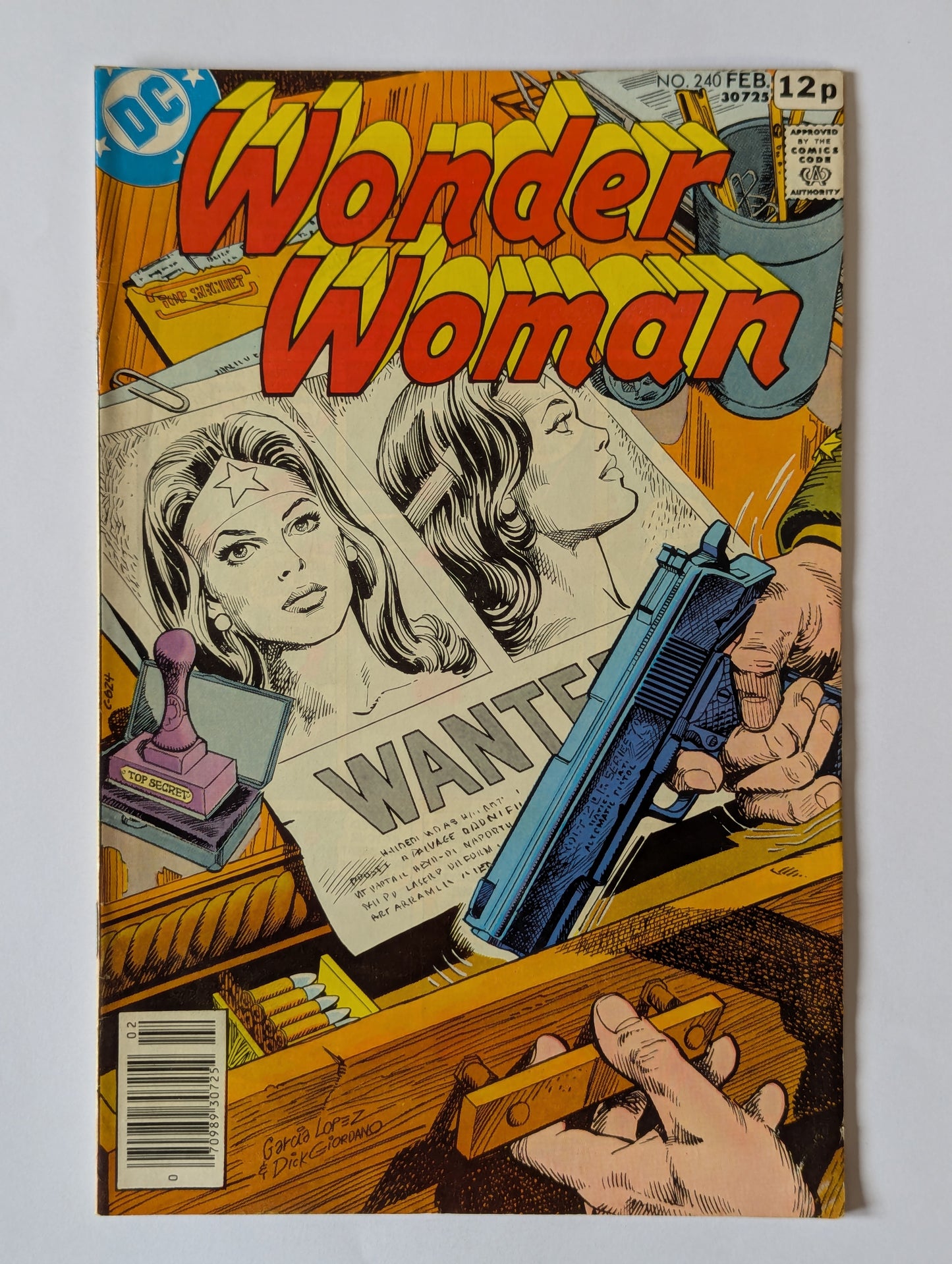 Wonder Woman #240 DC Comic Book