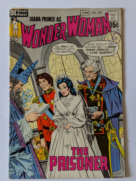 Wonder Woman #194 DC Comic Book