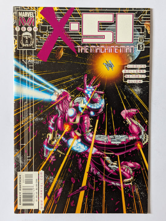 X-51 Machine Man #3 Marvel Comic Book