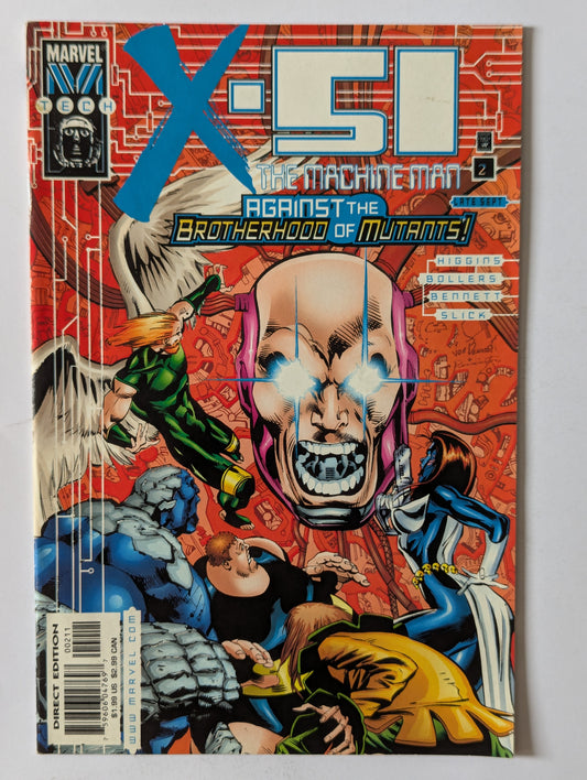 X-51 Machine Man #2 Marvel Comic Book