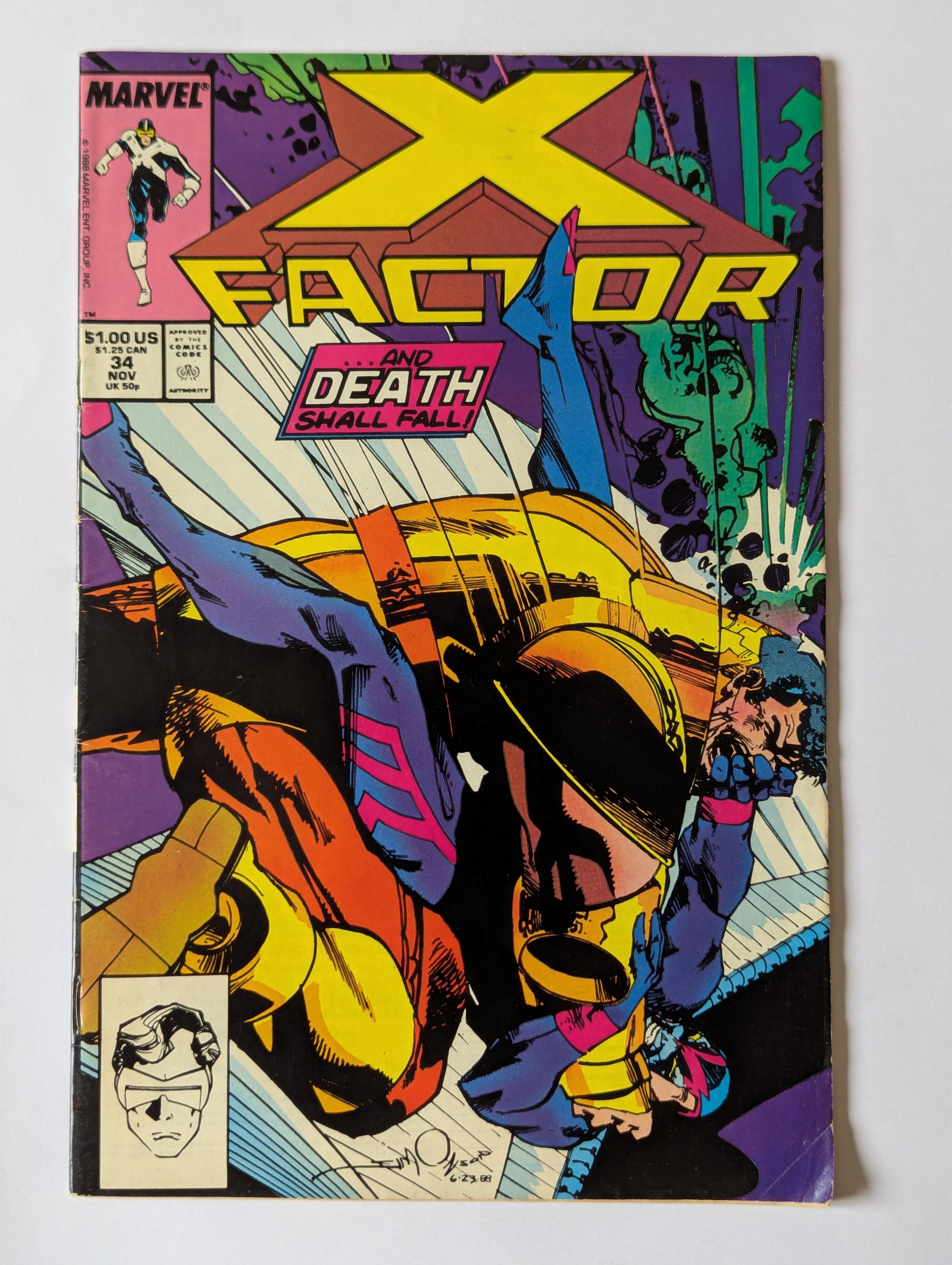 X-Factor #34 Marvel Comic Book