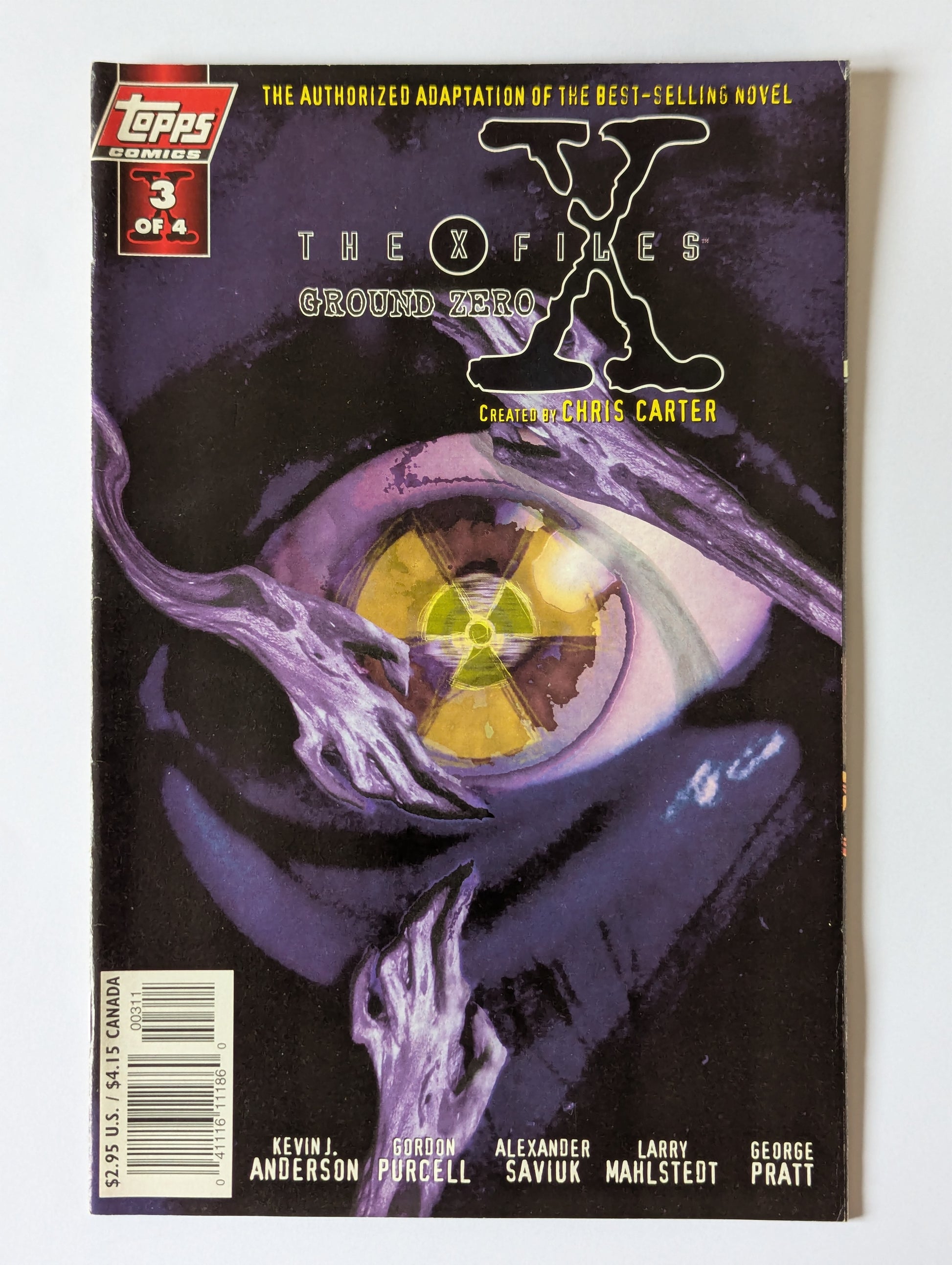 The X-Files Ground Zero #3 Topps Comic Book