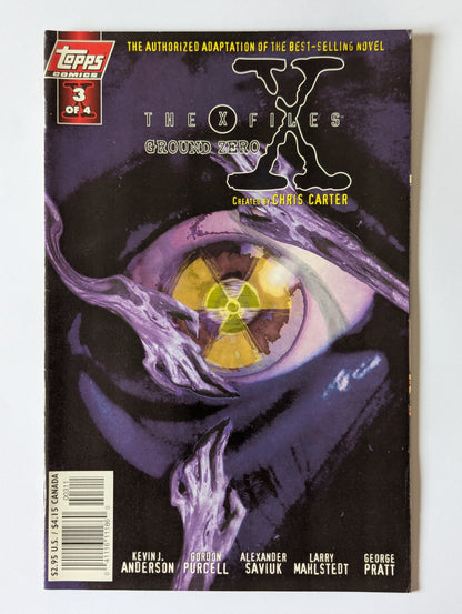 The X-Files Ground Zero #3 Topps Comic Book