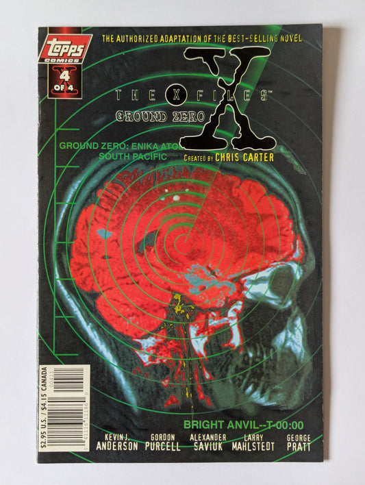 The X-Files Ground Zero #4 Topps Comic Book