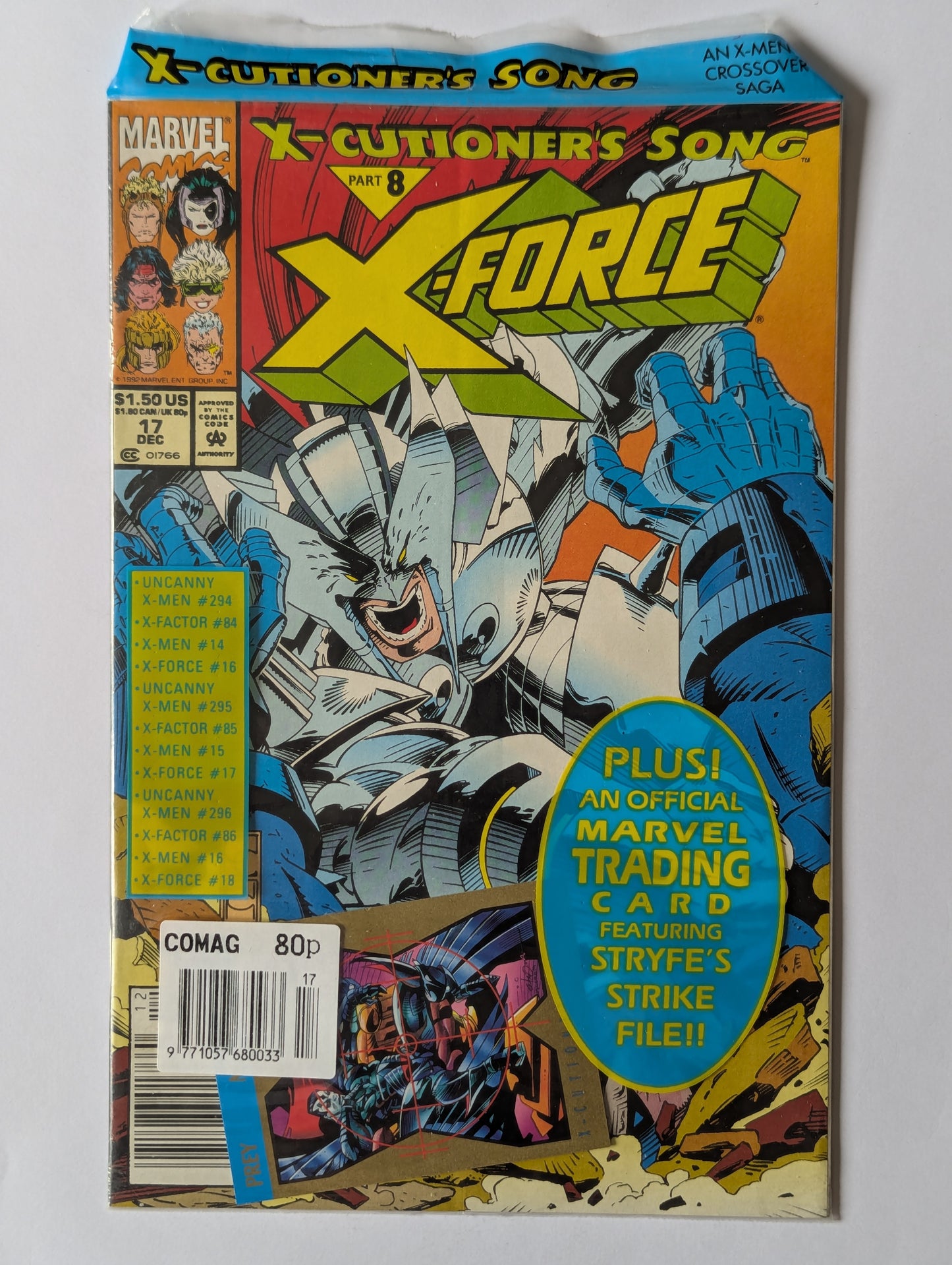 X-Force #17 Marvel Comic Book
