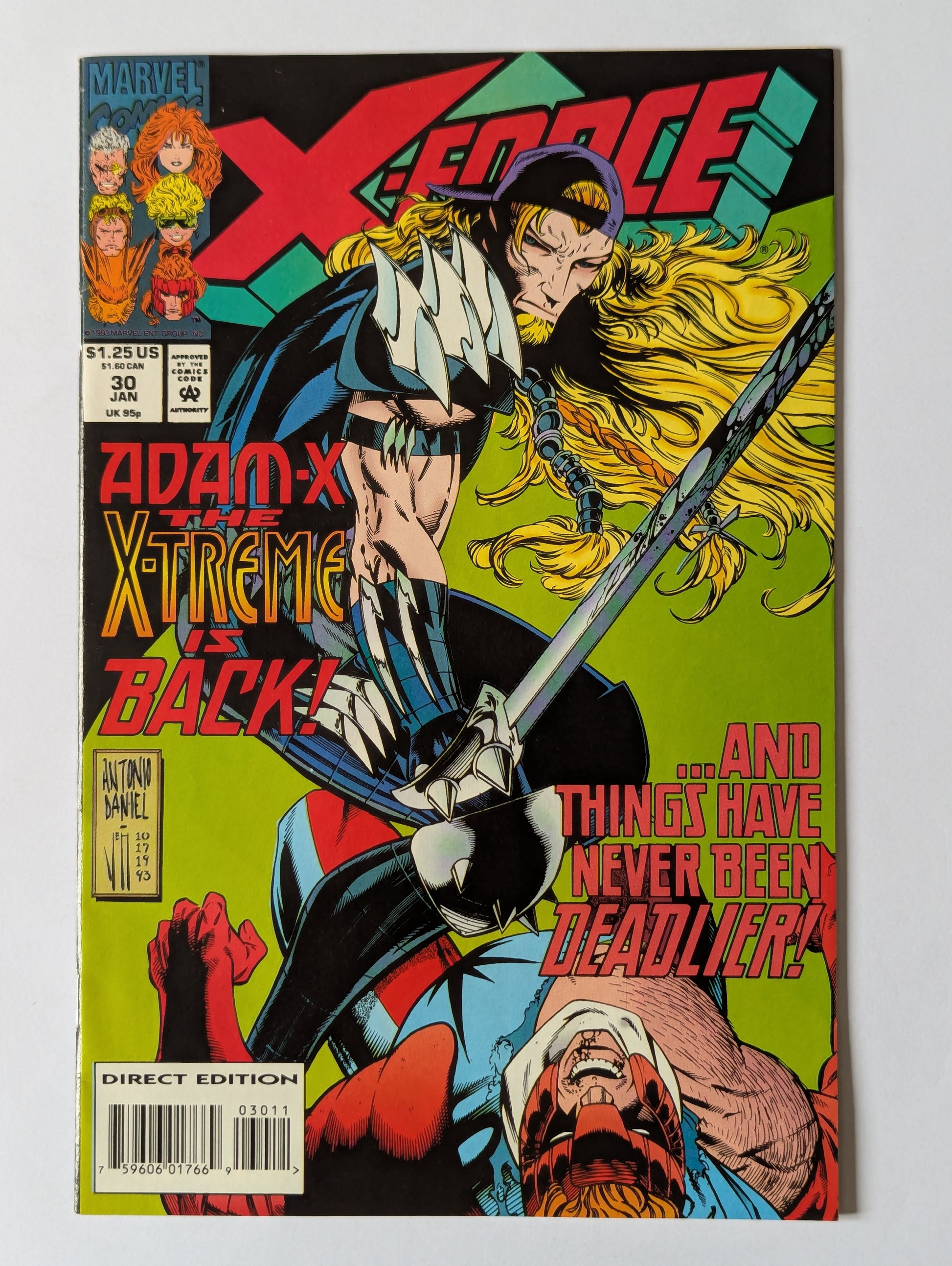 X-Force #30 Marvel Comic Book
