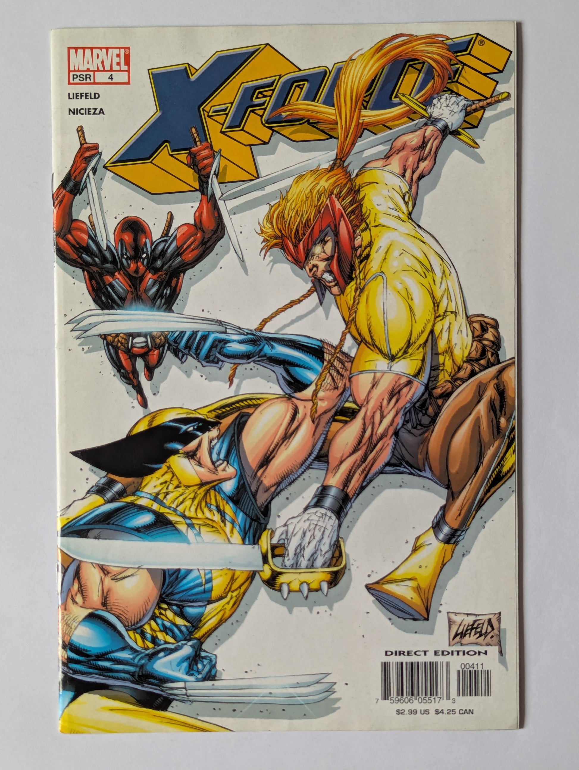 X-Force #4 Marvel Comic Book