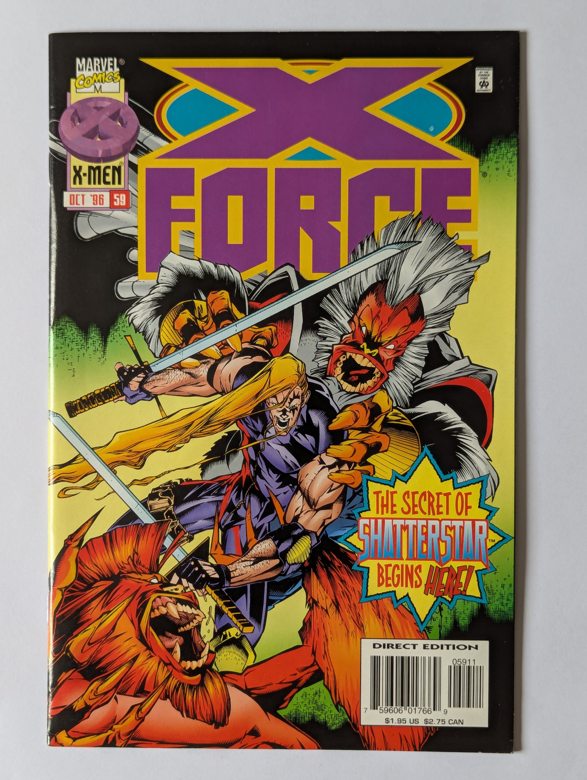 X-Force #59 Marvel Comic Book