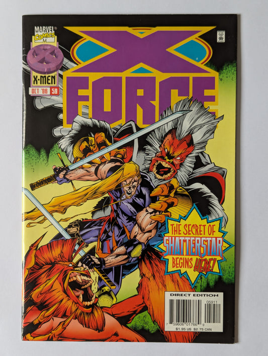 X-Force #59 Marvel Comic Book