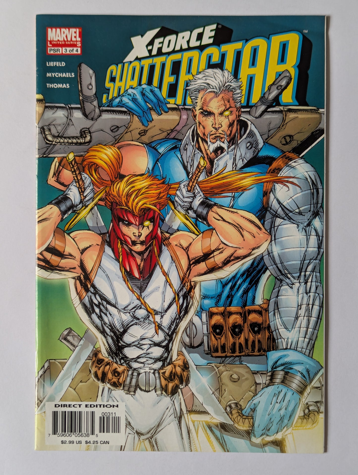 X-Force Shatterstar #3 Marvel Comic Book