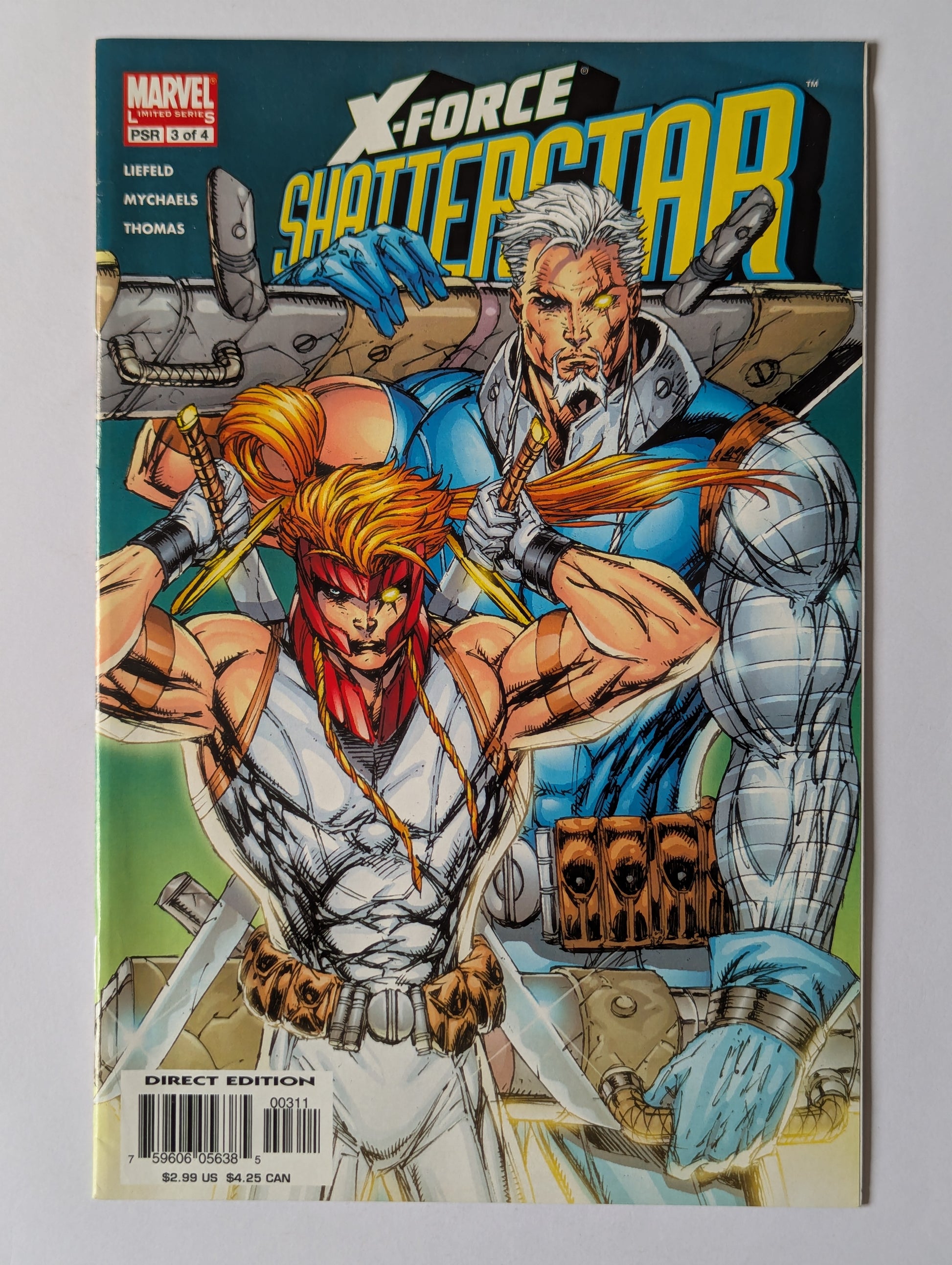 X-Force Shatterstar #3 Marvel Comic Book