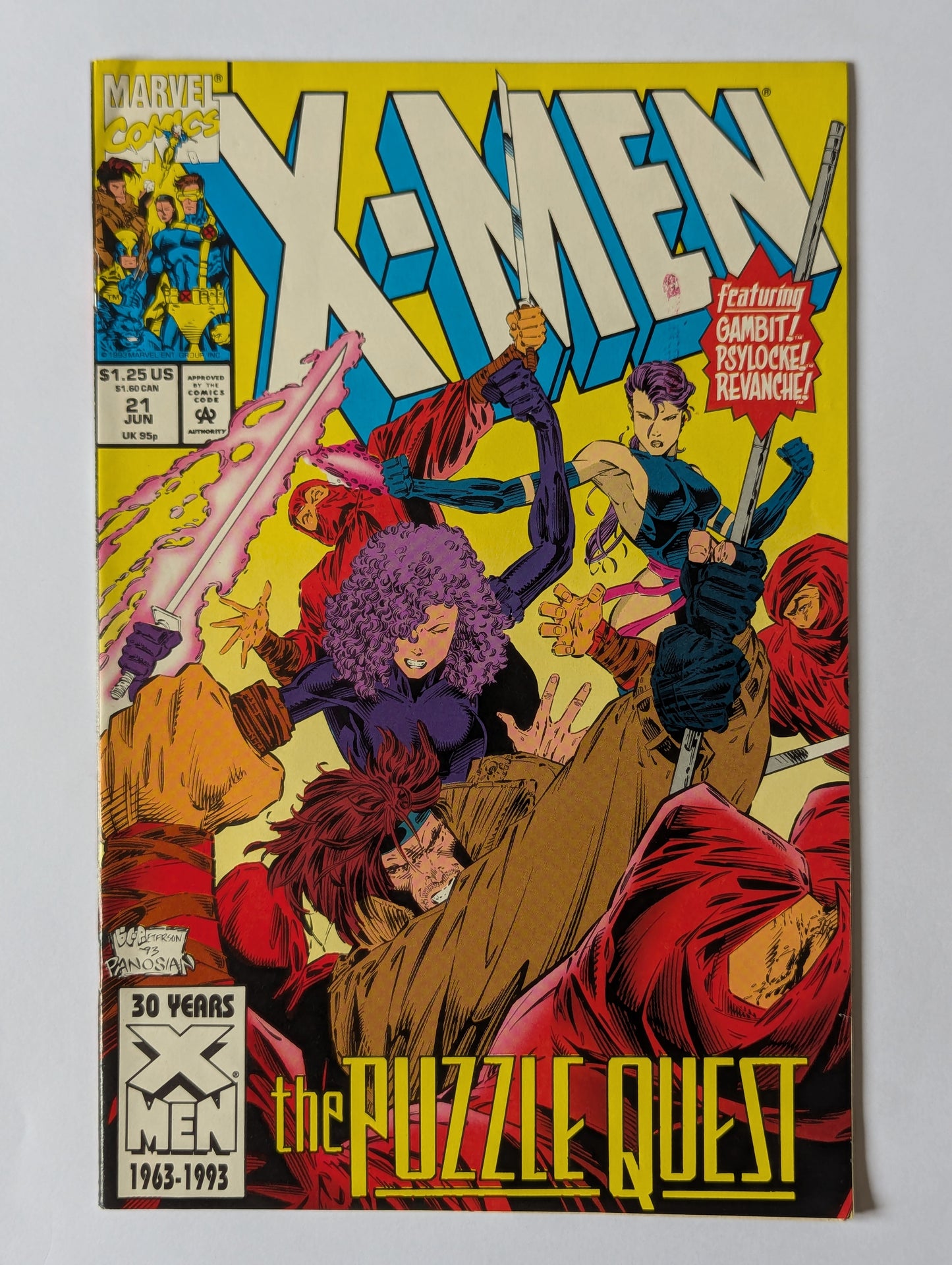 X-Men #21 Marvel Comic Book