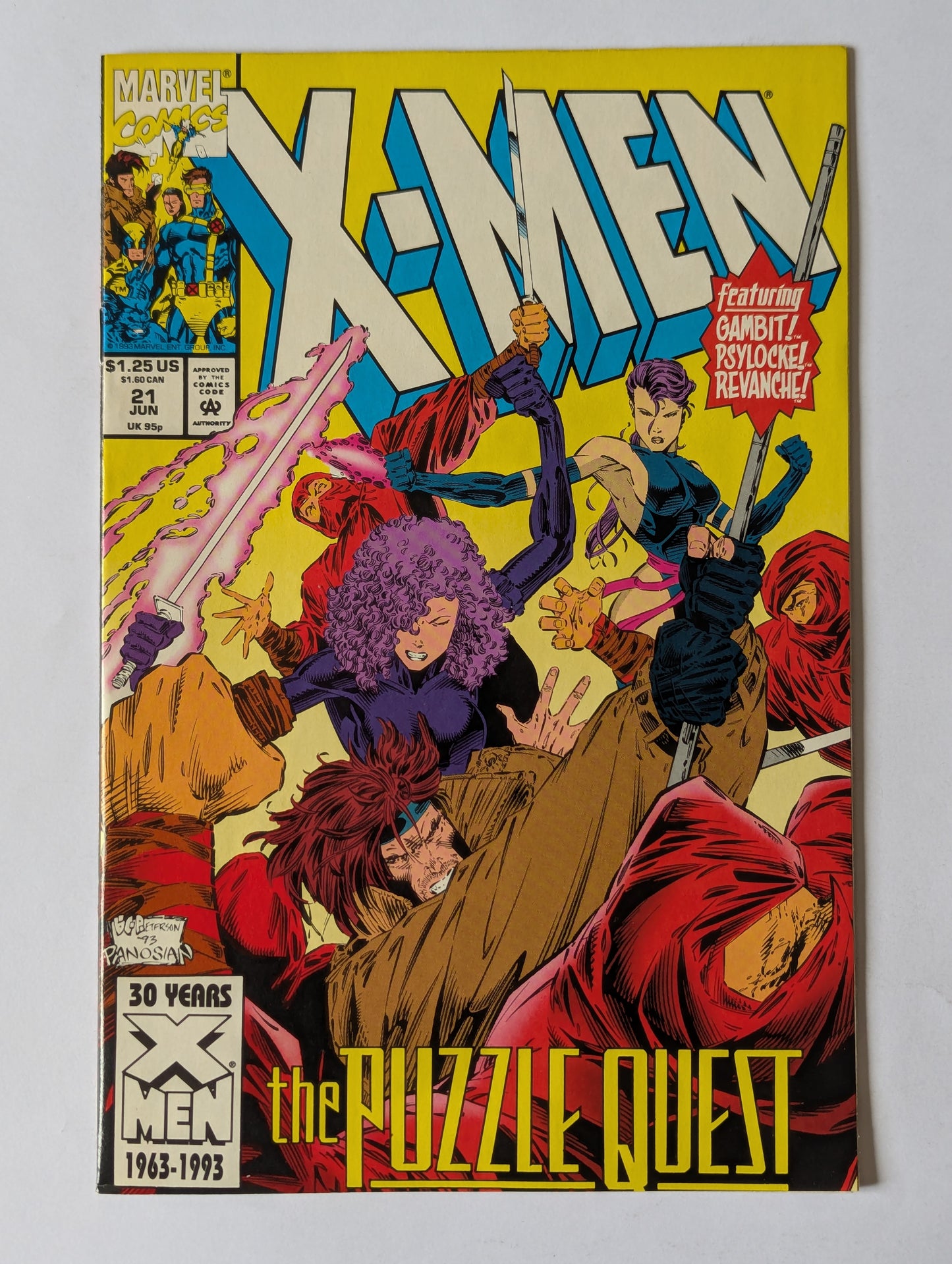 X-Men #21 Marvel Comic Book