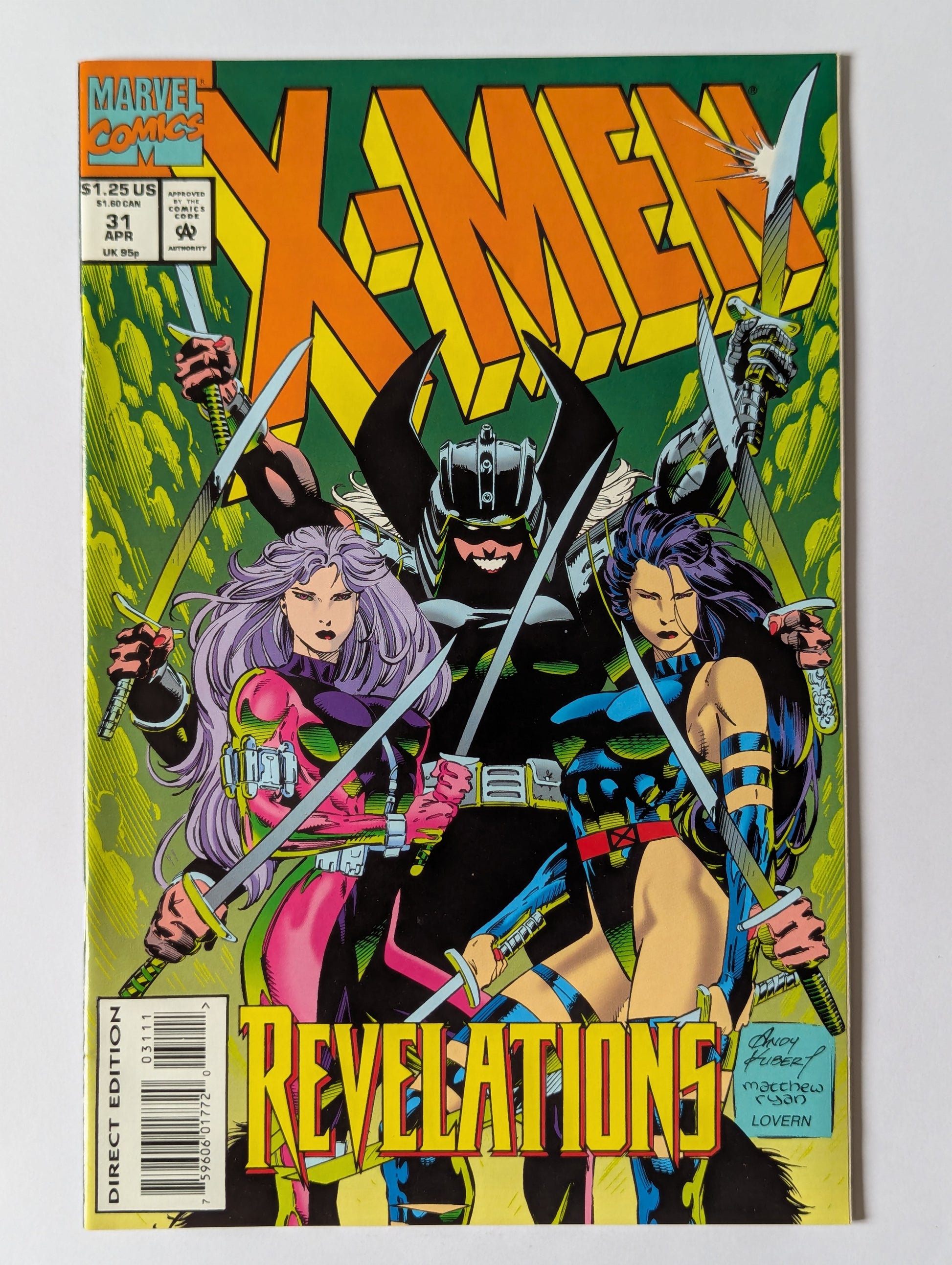 X-Men #31 Marvel Comic Book
