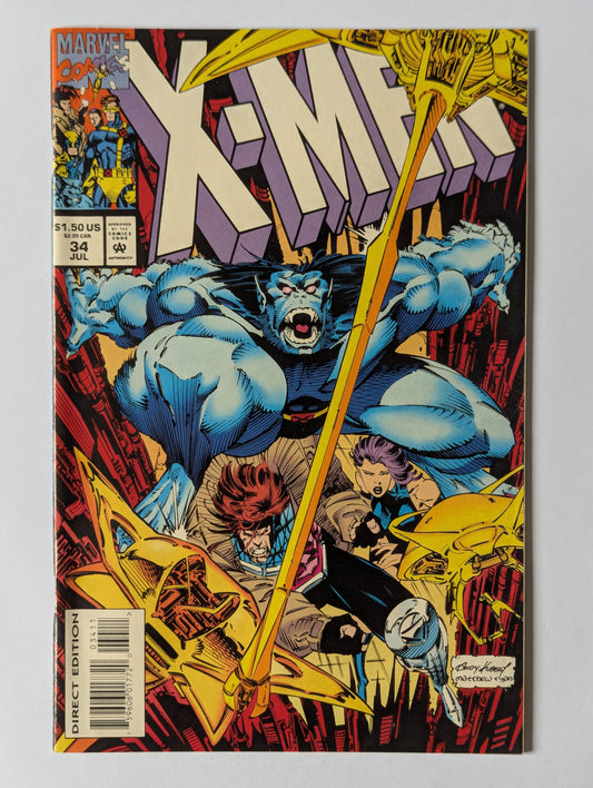 X-Men #34 Marvel Comic Book