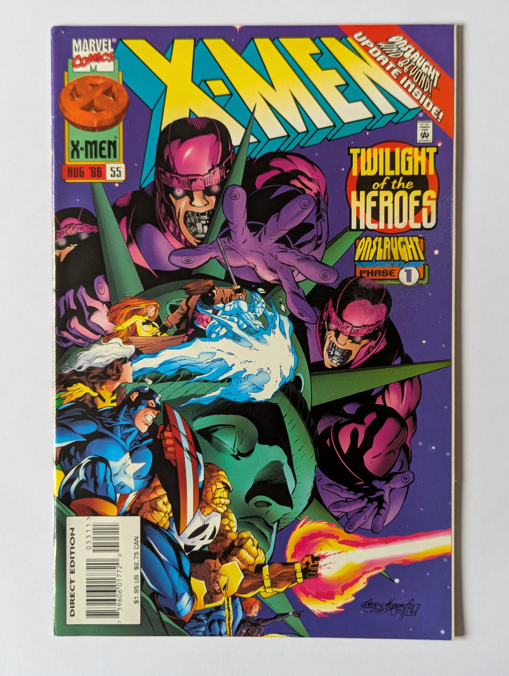 X-Men #55 Marvel Comic Book