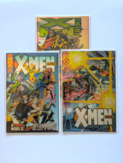 X-Men Alpha Omega and Prime  Marvel Comic Book Set