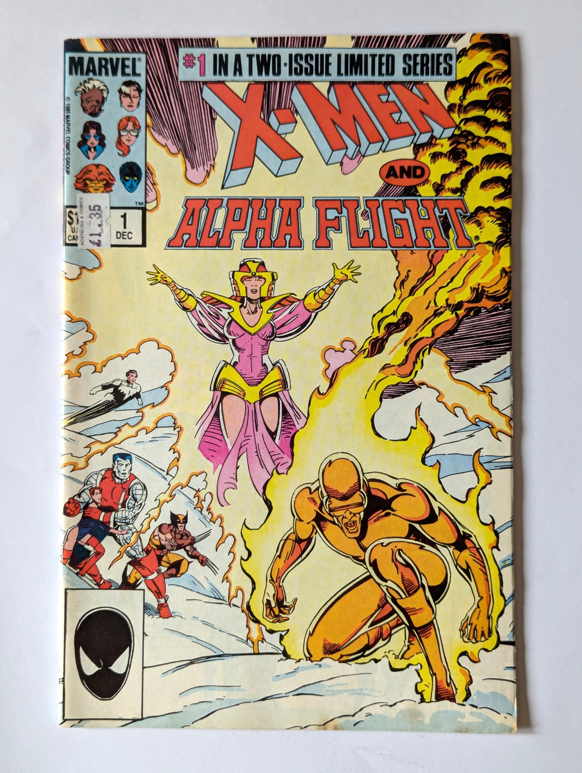 X-Men and Alpha Flight #1 Marvel Comic Book