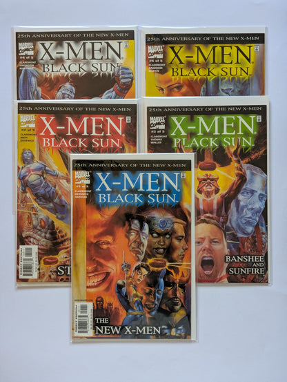 X-Men Black Sun #1-5 Limited Series Marvel Comic Book Set