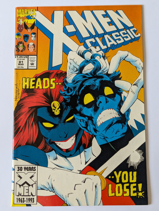 X-Men Classic #81 Marvel Comic Book