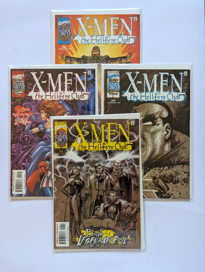 X-Men Hellfire Club #1-4 Limited Series Marvel Comic Book Set