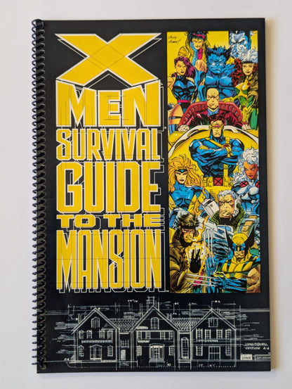 X-Men SUrvival Guide to the Mansion Marvel Comic Book