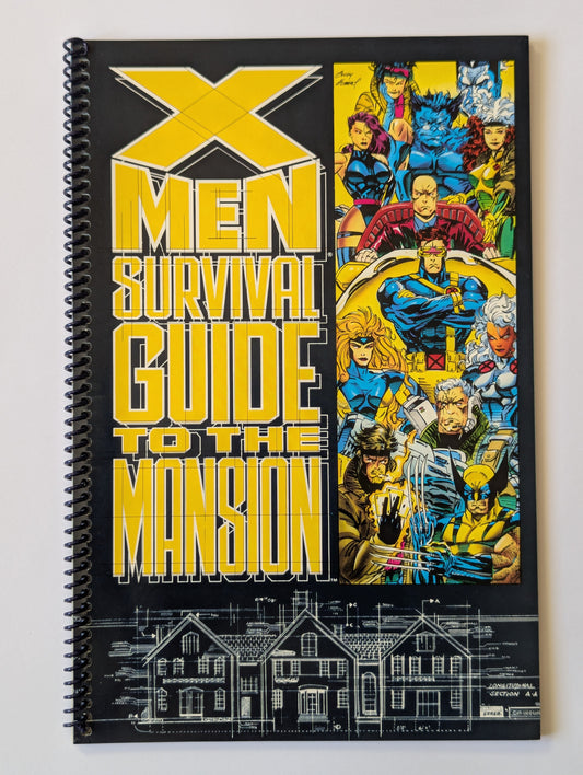 X-Men SUrvival Guide to the Mansion Marvel Comic Book