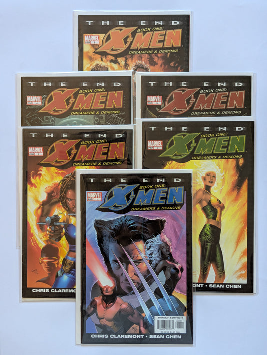 X-Men The End Dreamers and Demons #1-6 Limited Series Marvel Comic Book Set