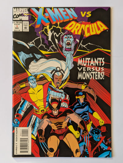 X-Men vs Dracula #1 Marvel Comic Book