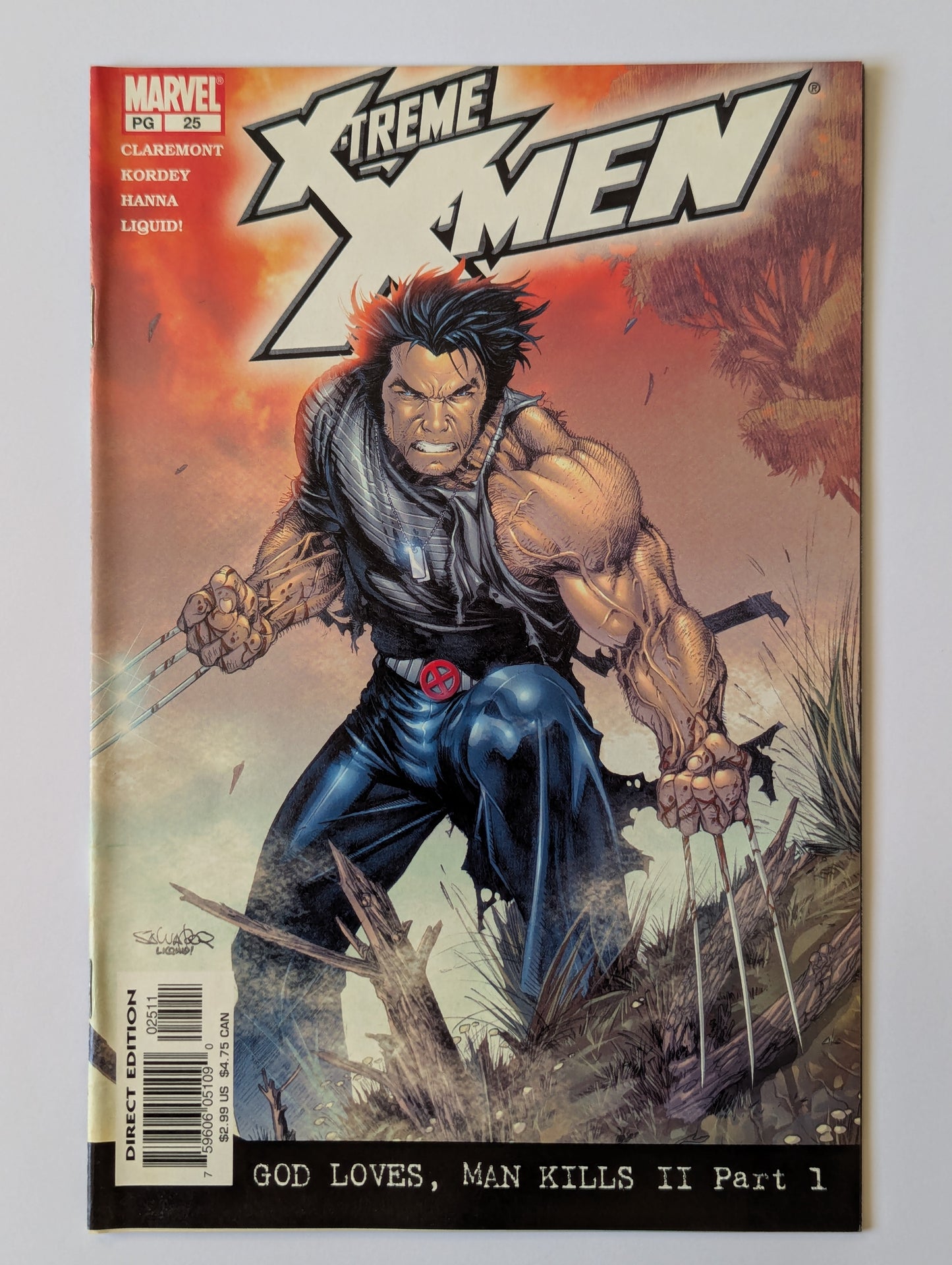 X-Treme X-Men #25 Marvel Comic Book