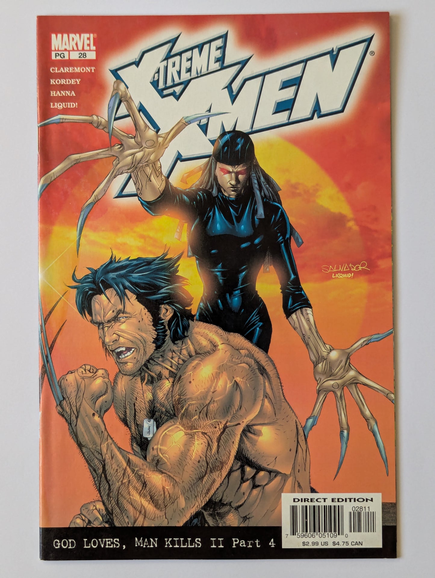 X-Treme X-Men #28 Marvel Comic Book