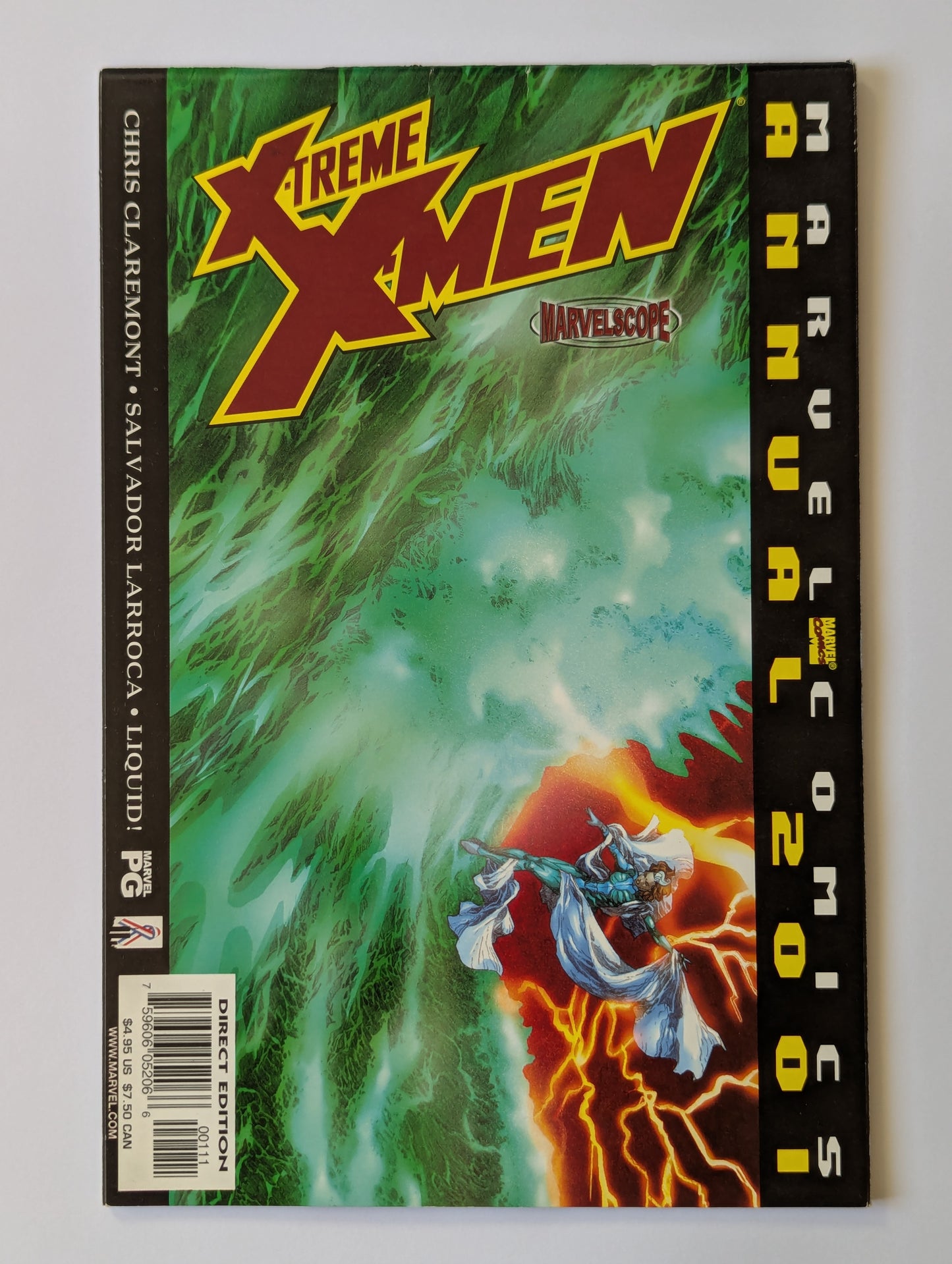 X-Treme X-Men Annual 2001 Marvel Comic Book