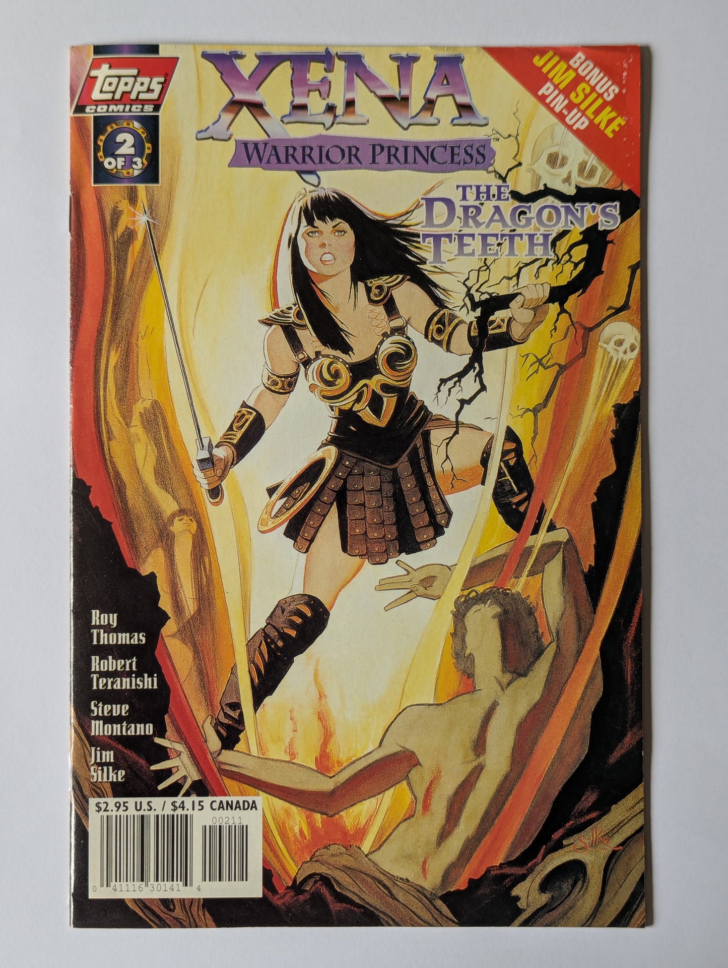 Xena Warrior Princess The Dragon's Teeth #2 Topps Comic Book